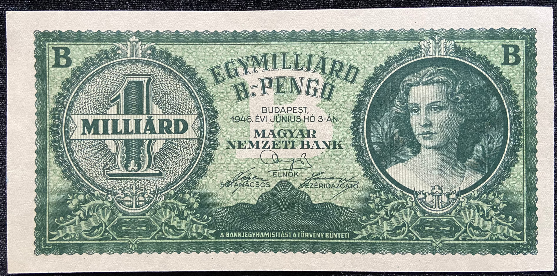 1 milliárd B pengő - 1946