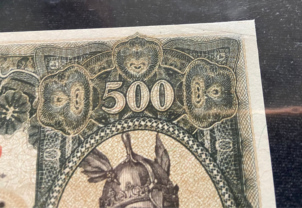 500 korona - 1920 - Javított