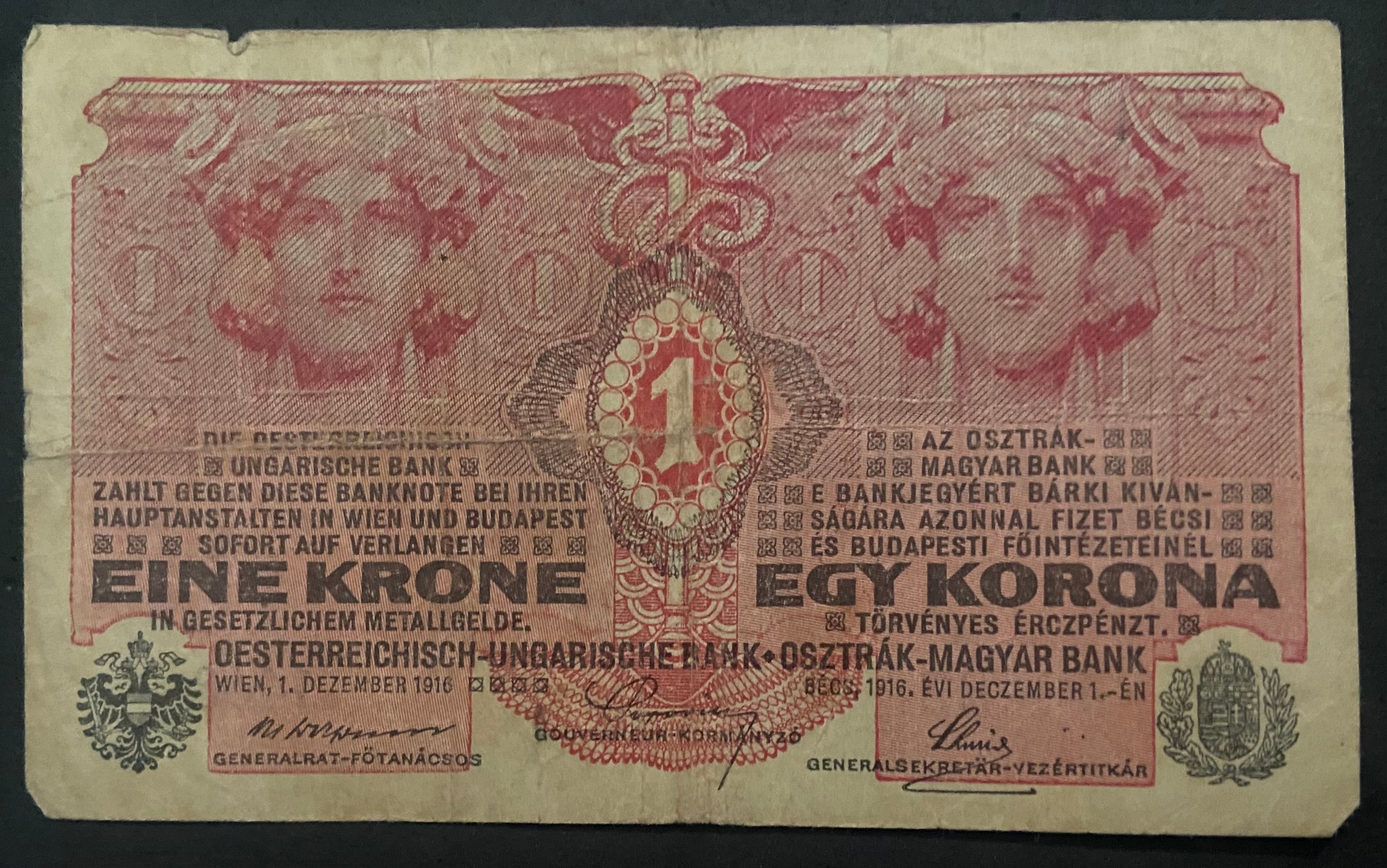 1 korona - 1916