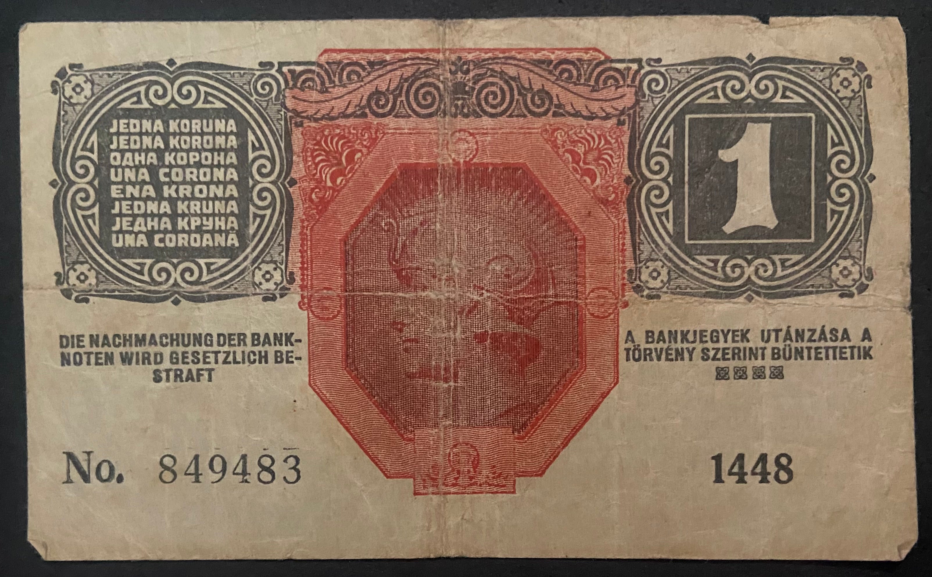 1 korona - 1916
