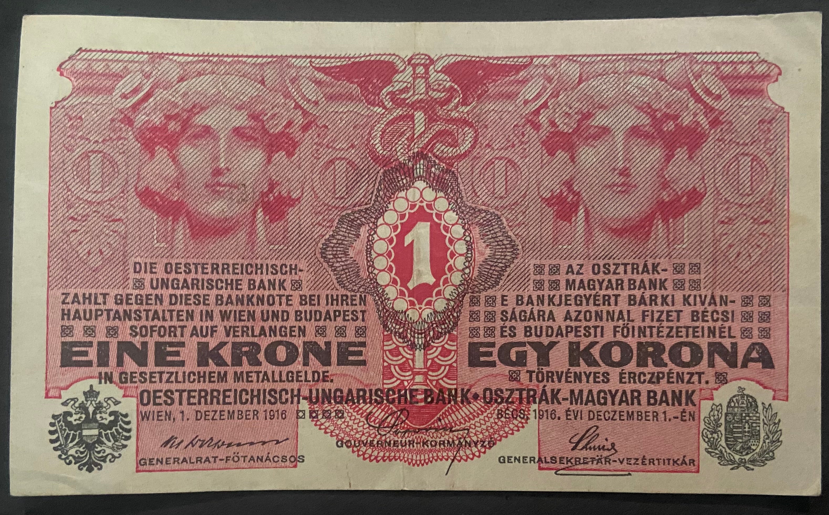 1 korona - 1916