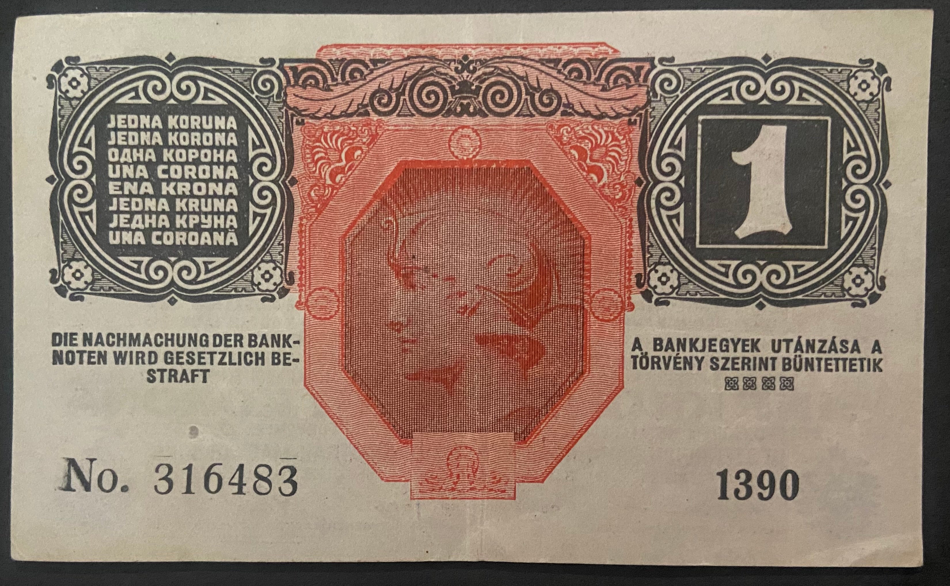 1 korona - 1916