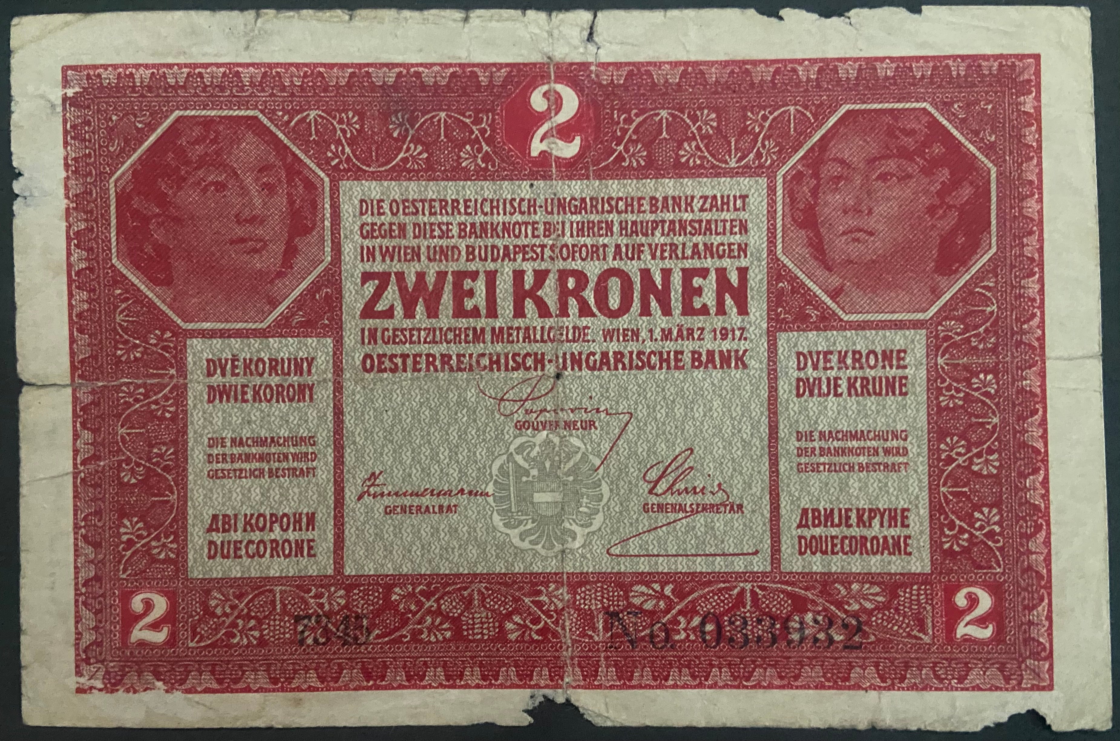 2 korona - 1917 - 7000+