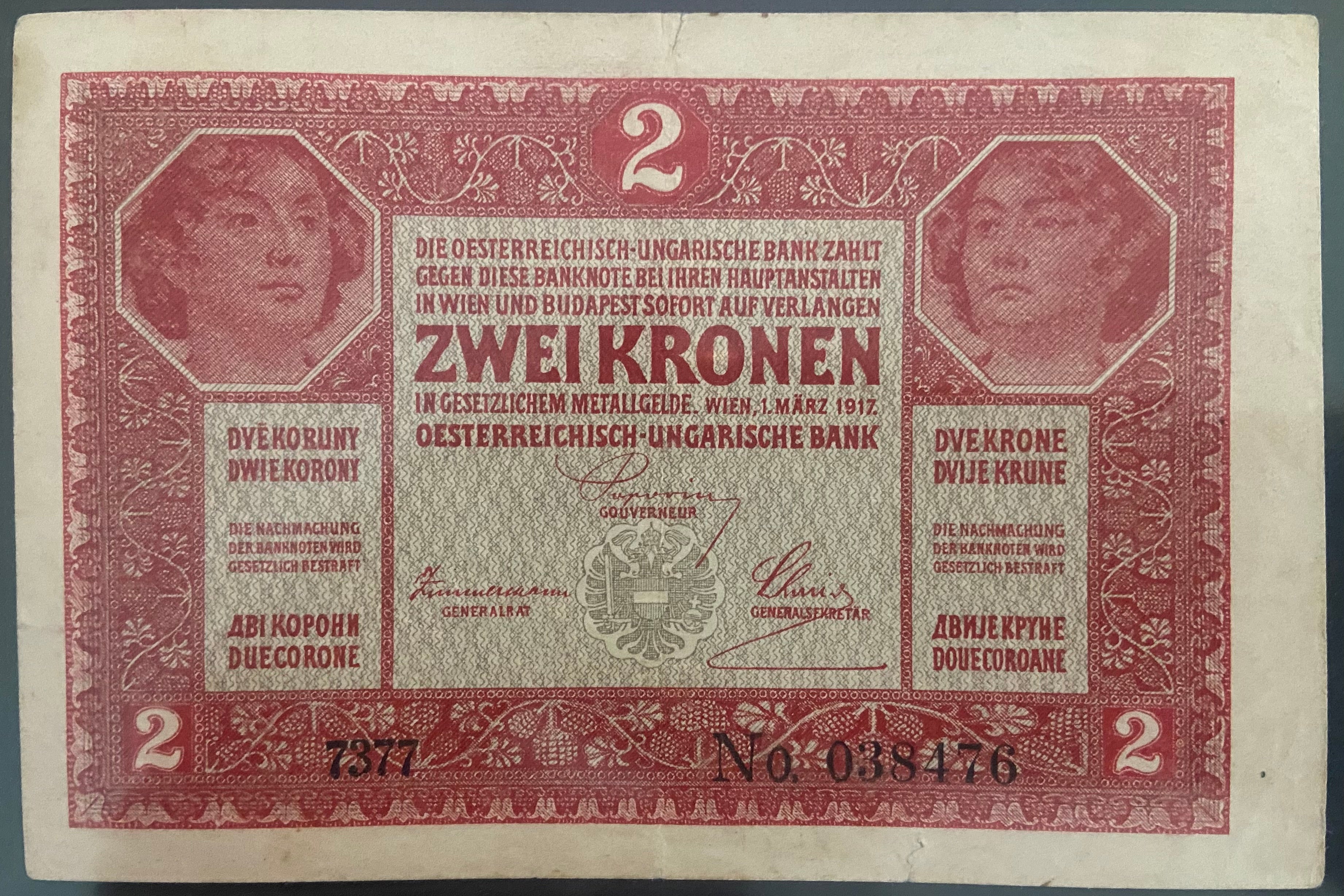 2 korona - 1917 - 7000+