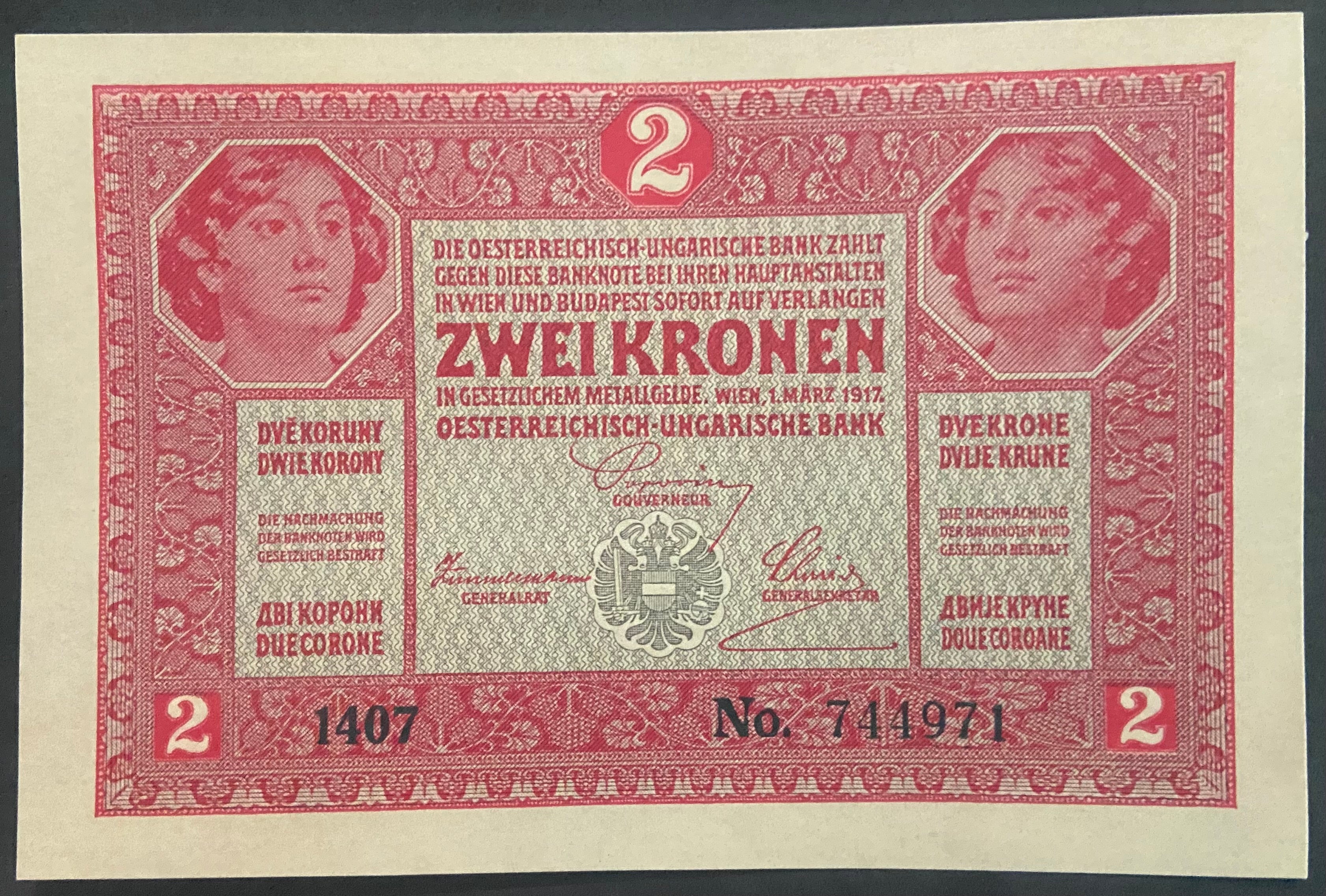 2 korona - 1917