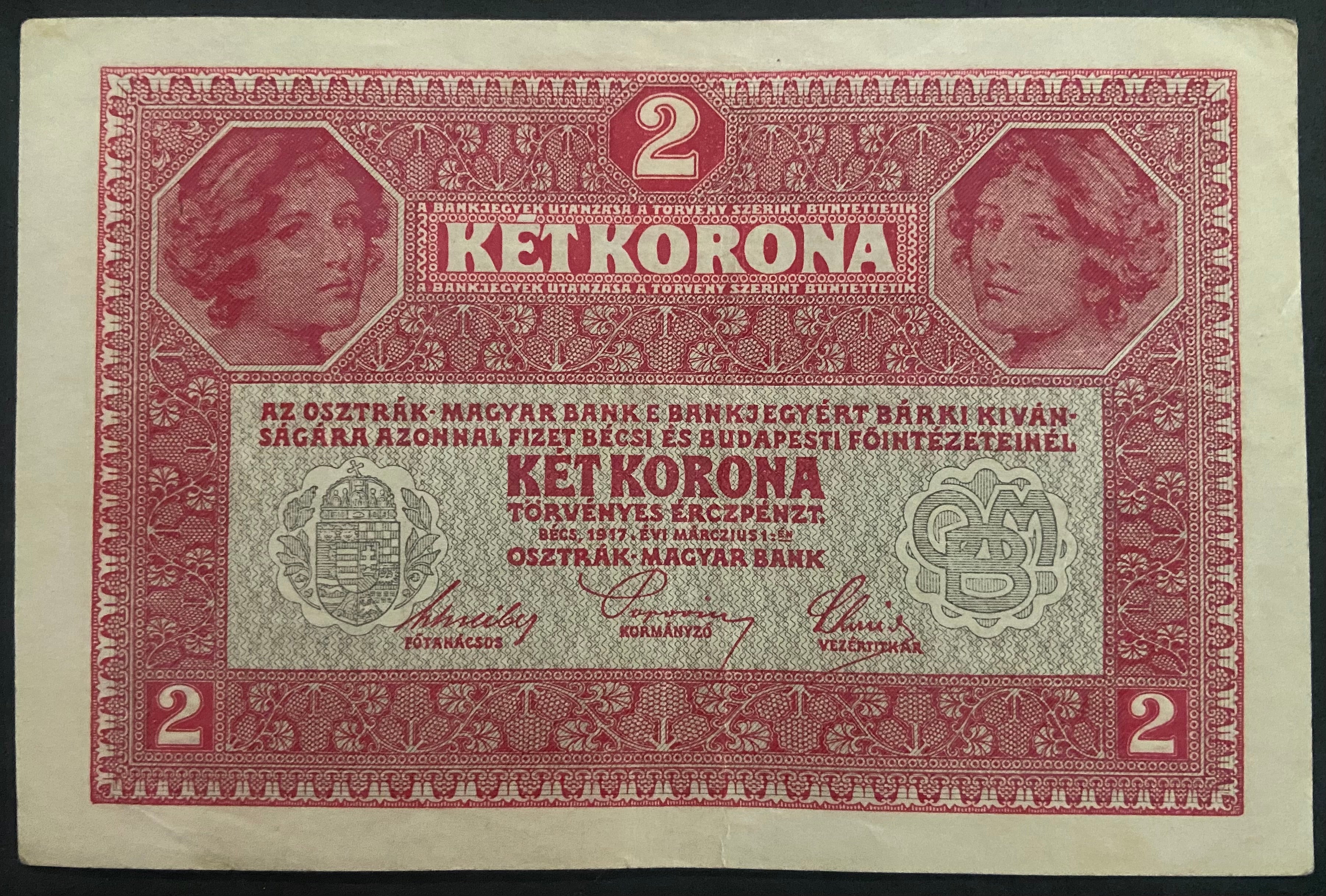 2 korona - 1917