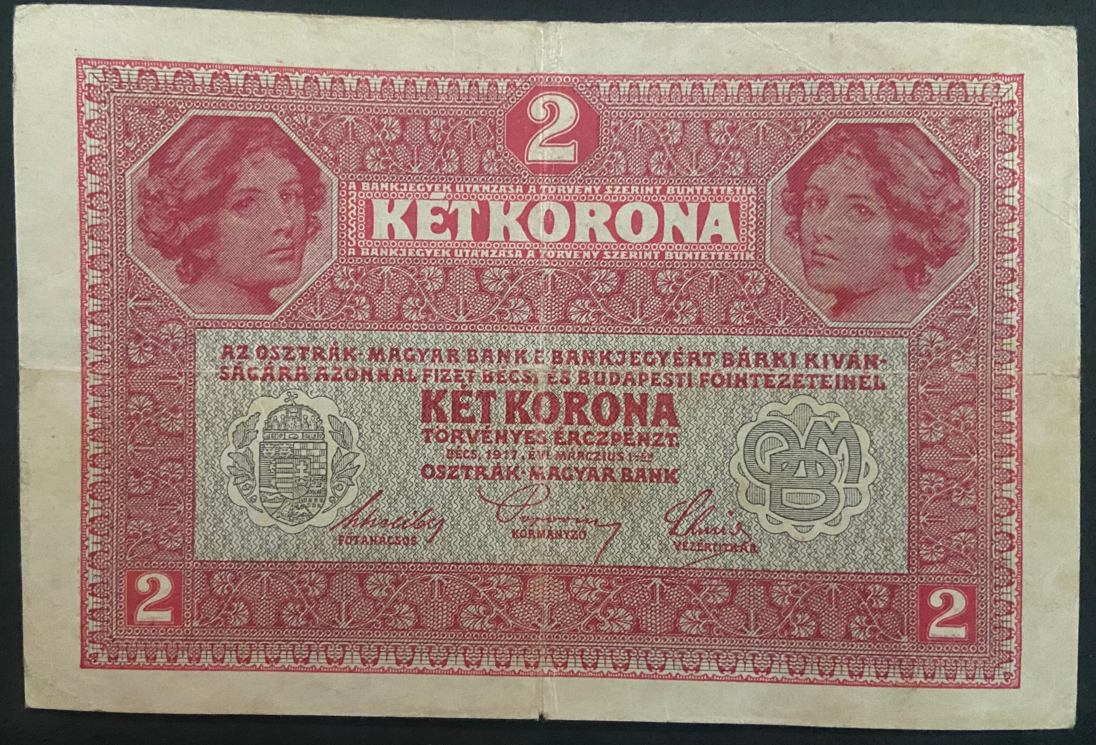 2 korona - 1917