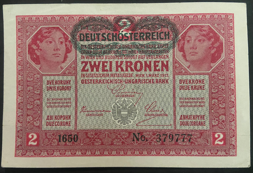 2 korona - 1917 - DÖ