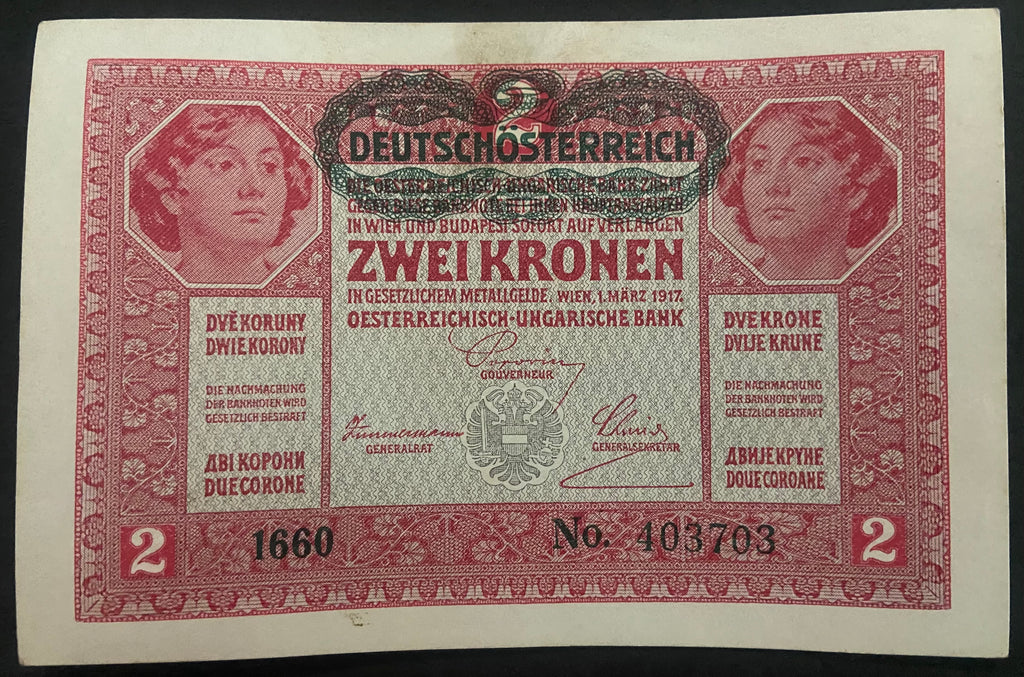 2 korona - 1917 - DÖ