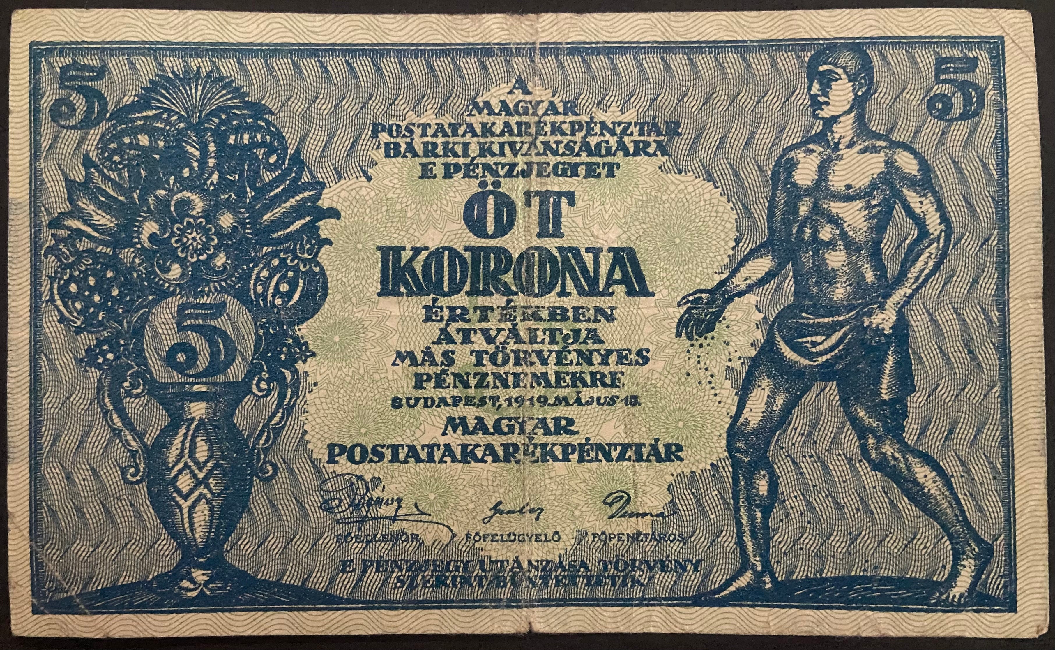 5 korona - 1919