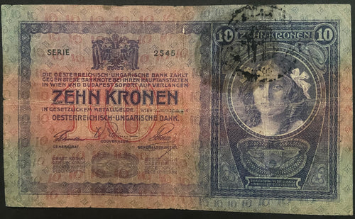 10 korona - 1904 - Román felülbélyegzés