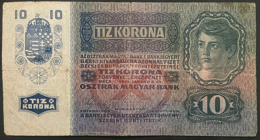 10 korona - 1915