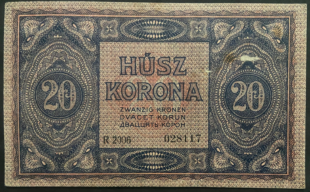 20 korona - 1919 augusztus