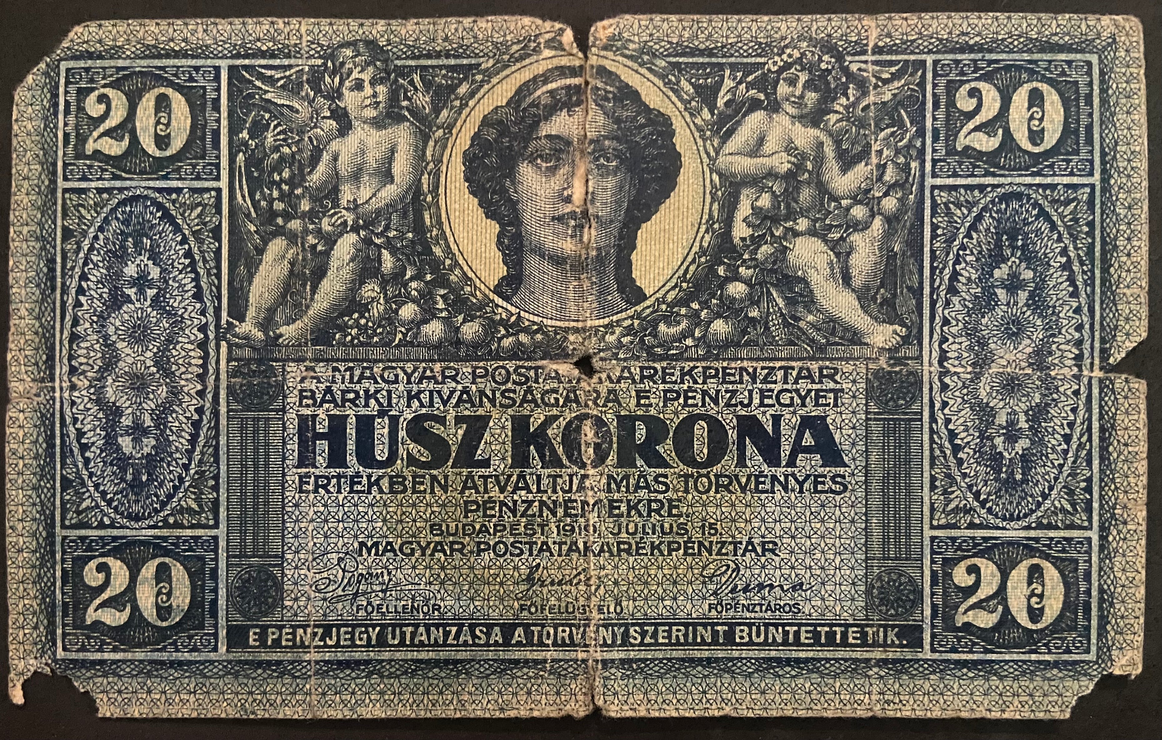 20 korona - 1919 július