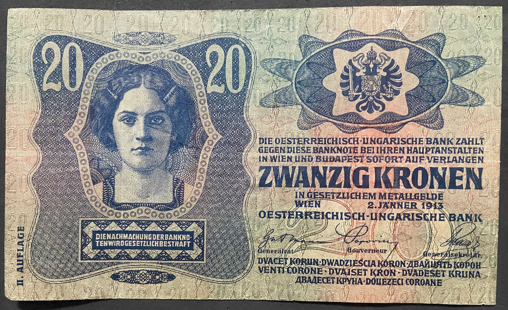 20 korona - 1913 - II. kiadás