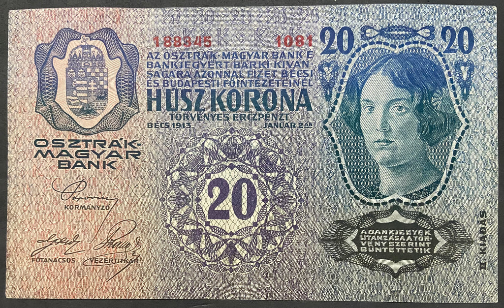 20 korona - 1913 - II. kiadás