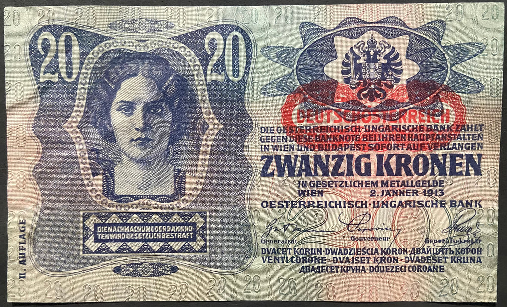 20 korona - 1913 - II. kiadás - DÖ