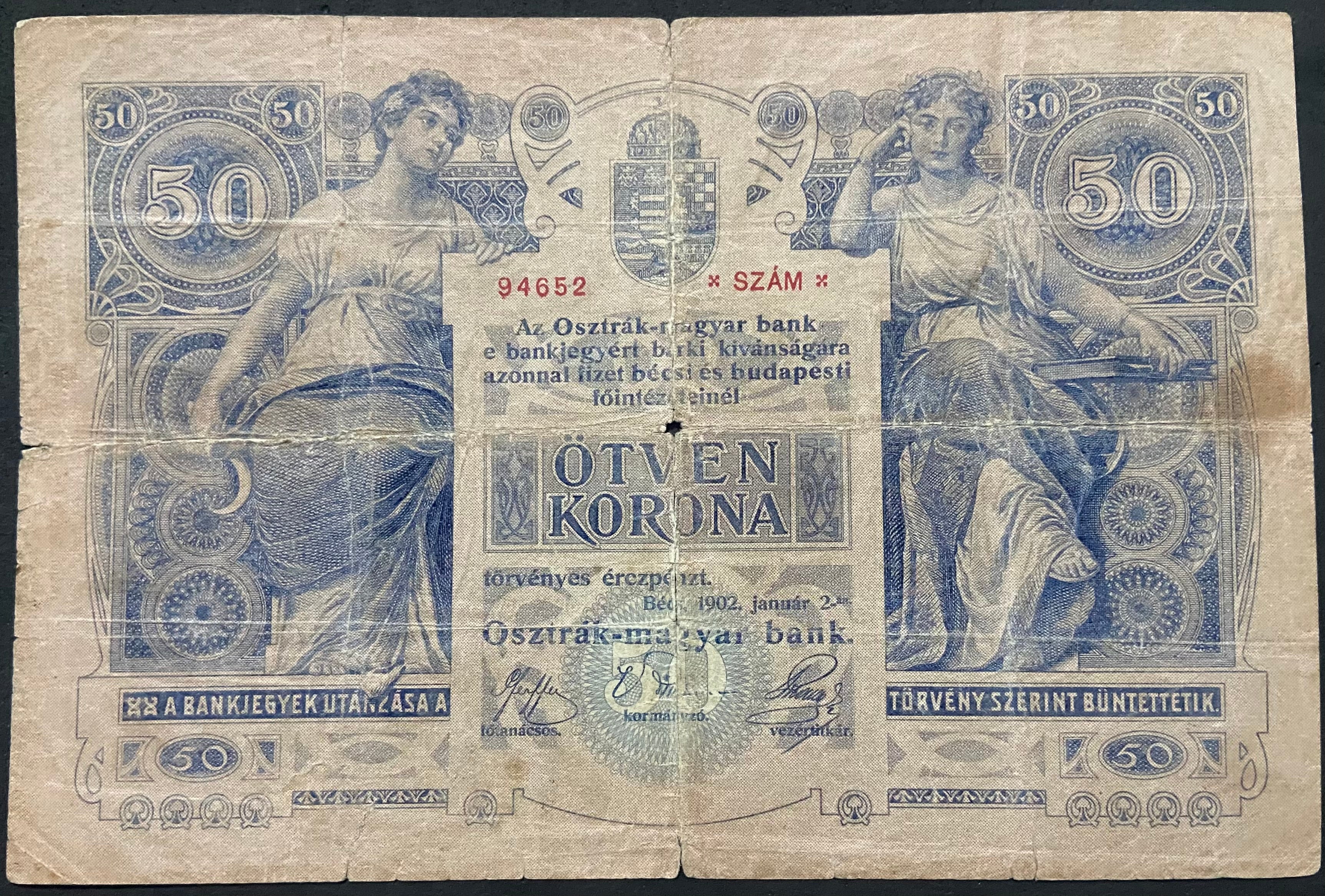 50 korona - 1902
