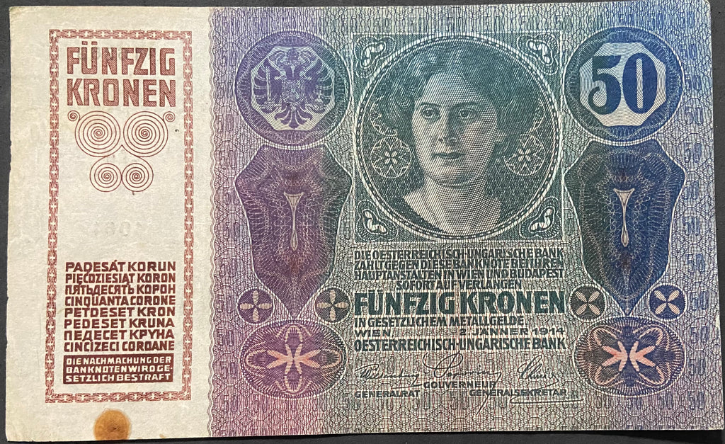 50 korona - 1914
