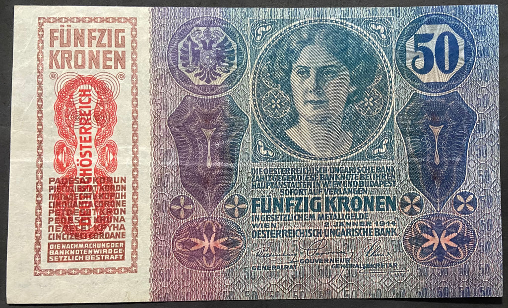50 korona - 1914 - DÖ