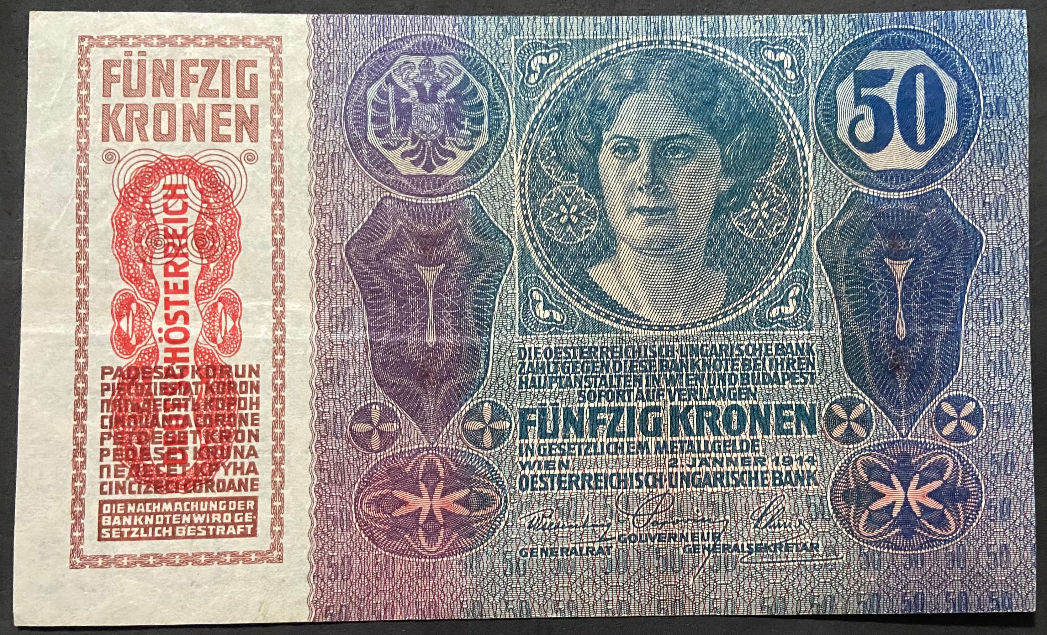 50 korona - 1914 - DÖ