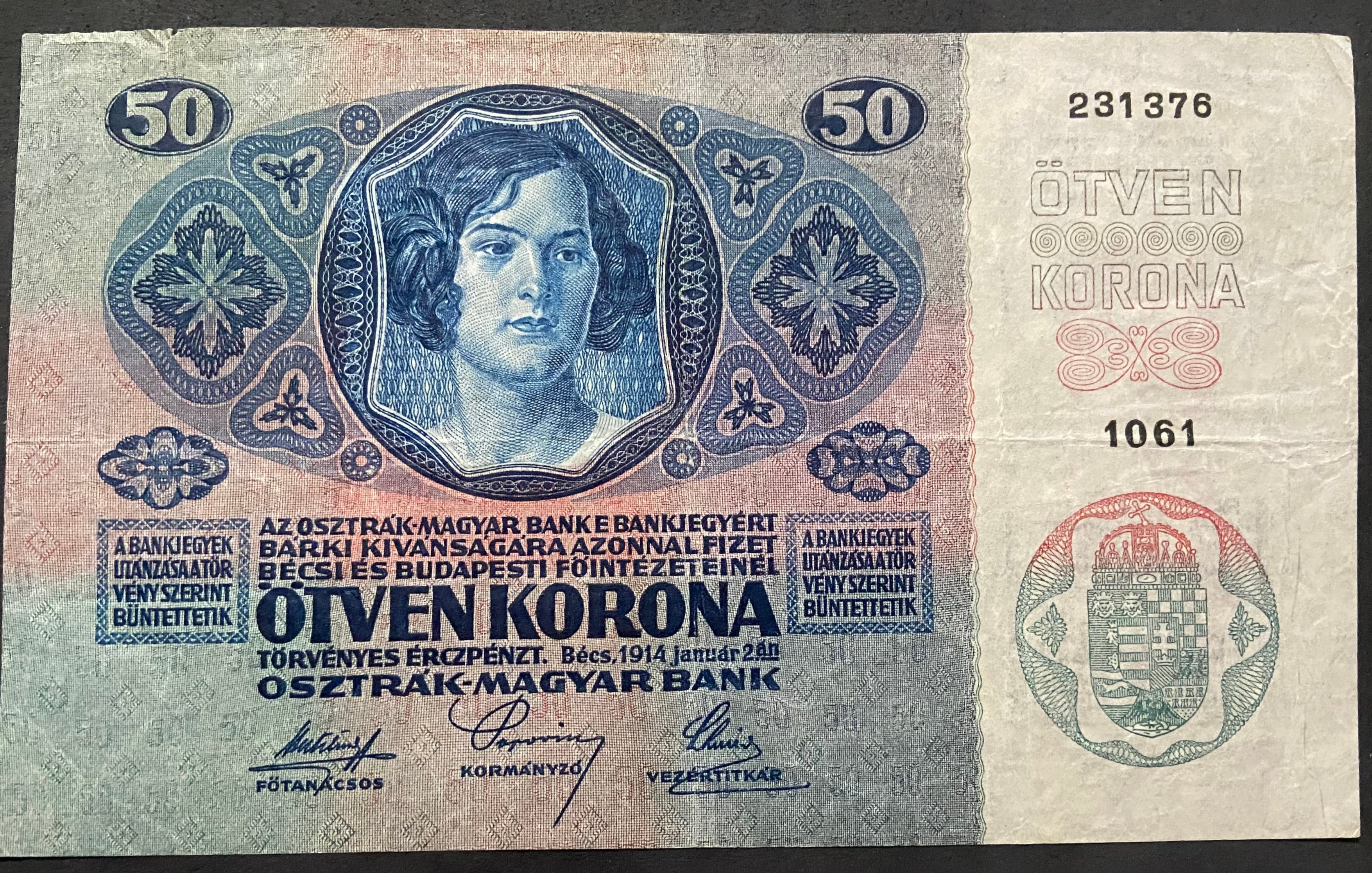 50 korona - 1914 - DÖ