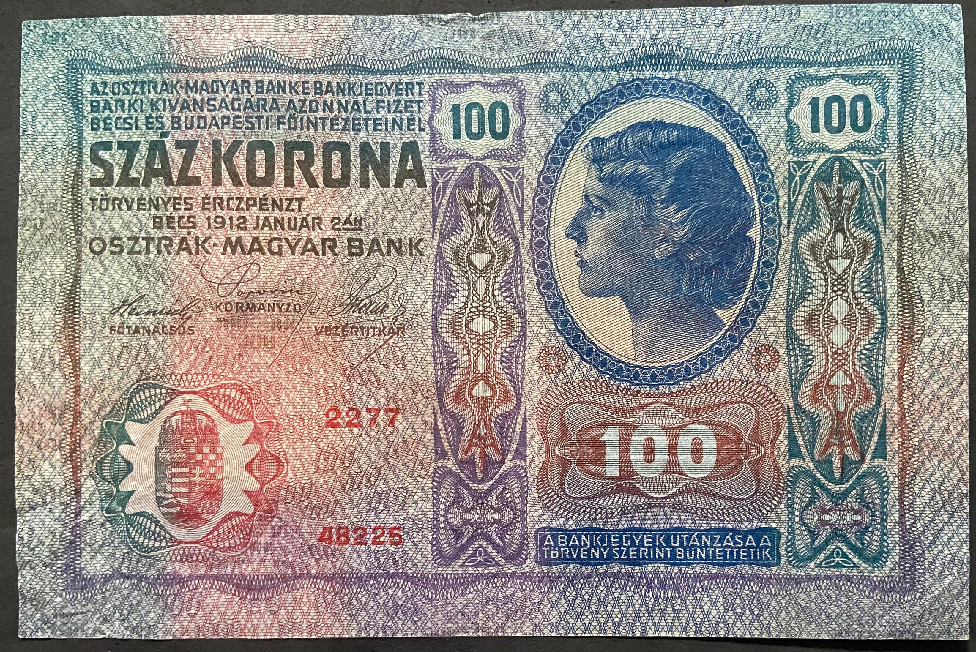 100 korona - 1912 - DÖ
