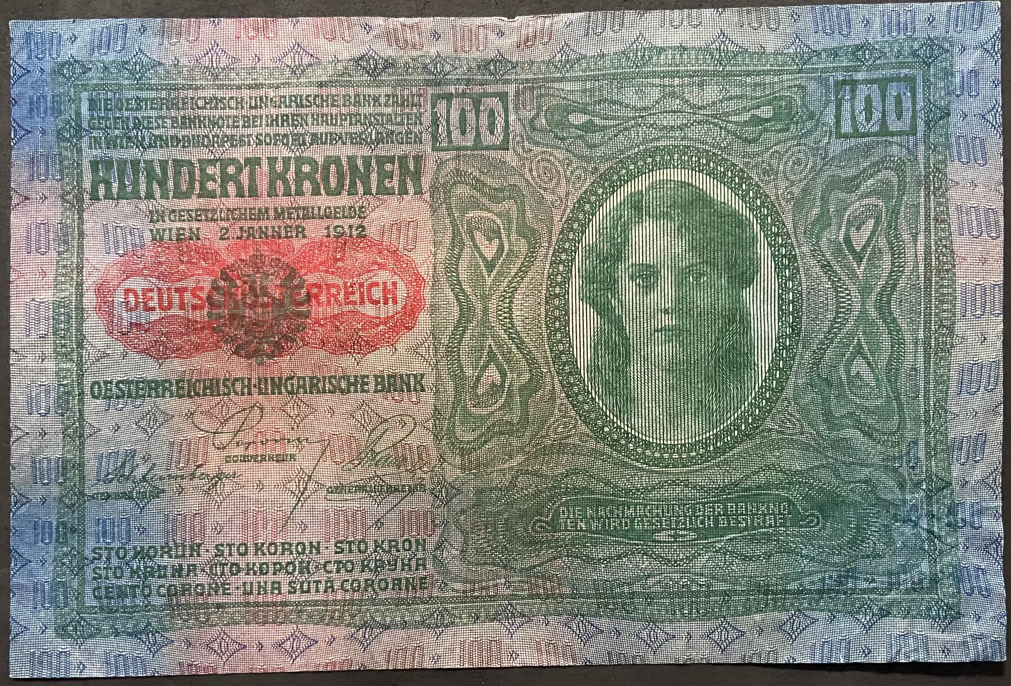 100 korona - 1912 - DÖ