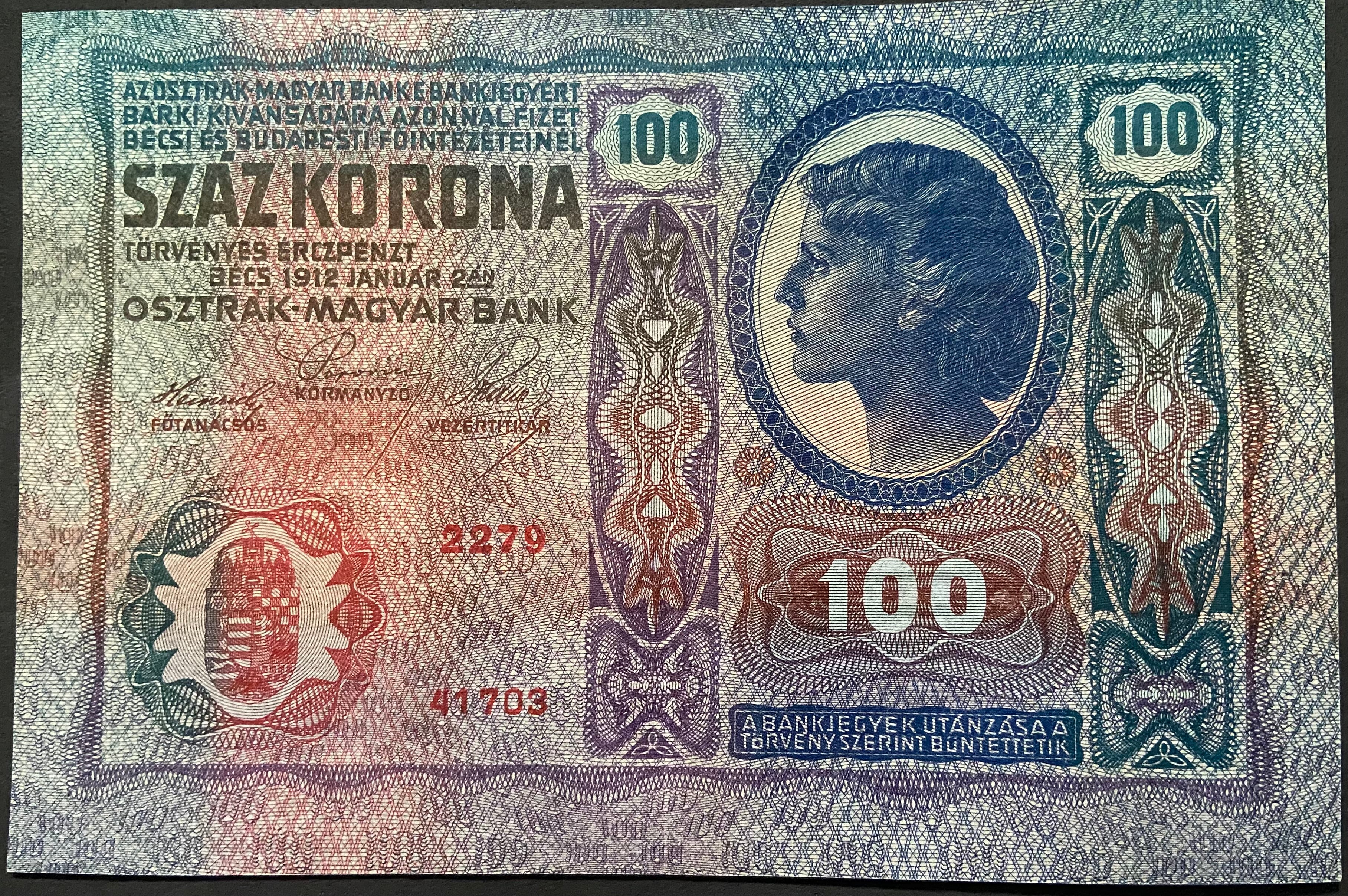 100 korona - 1912 - DÖ