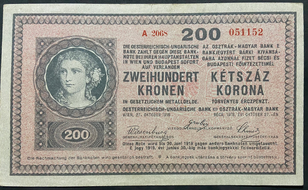 200 korona - 1918