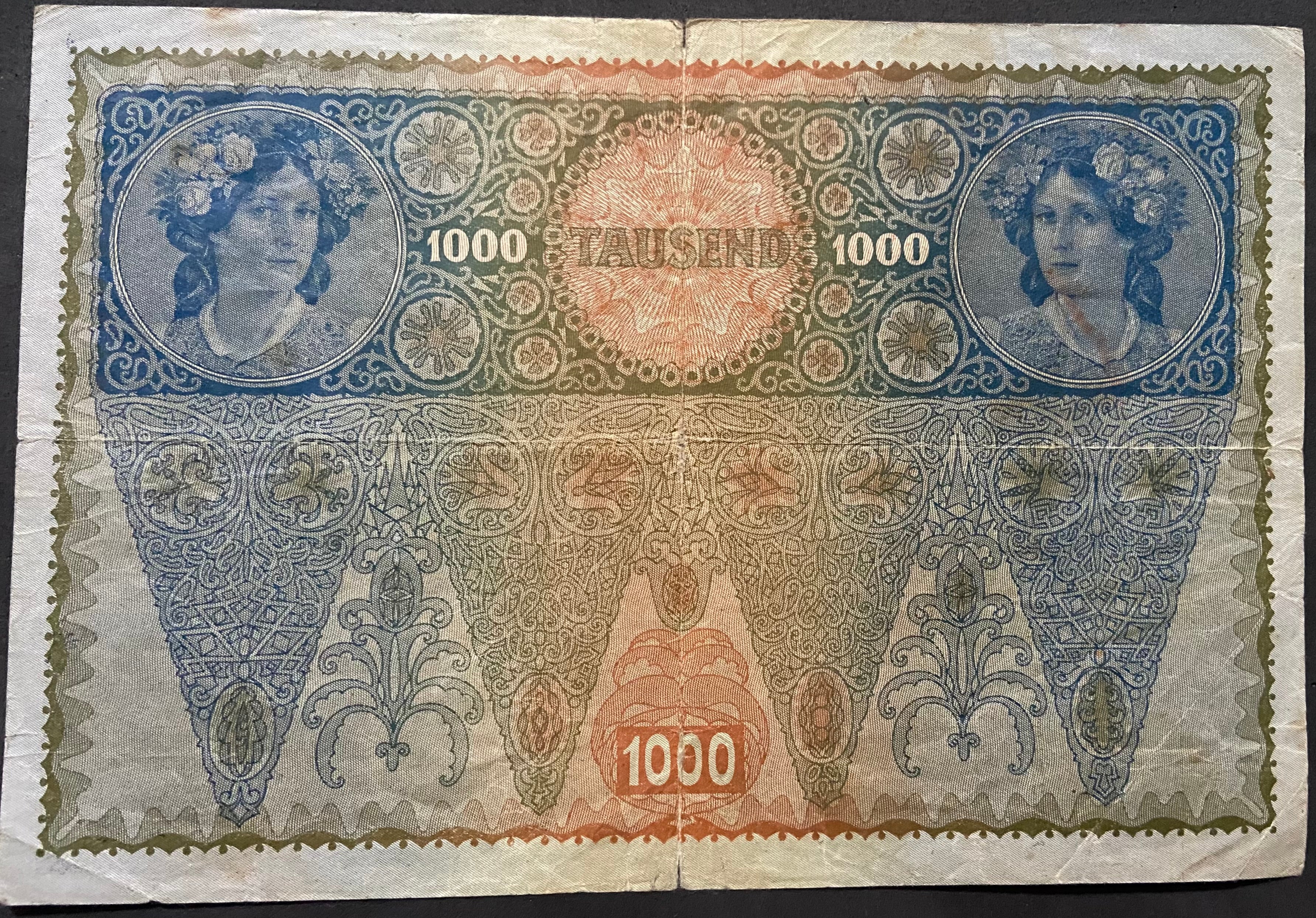1000 korona - 1902 - II. kiadás - DÖ