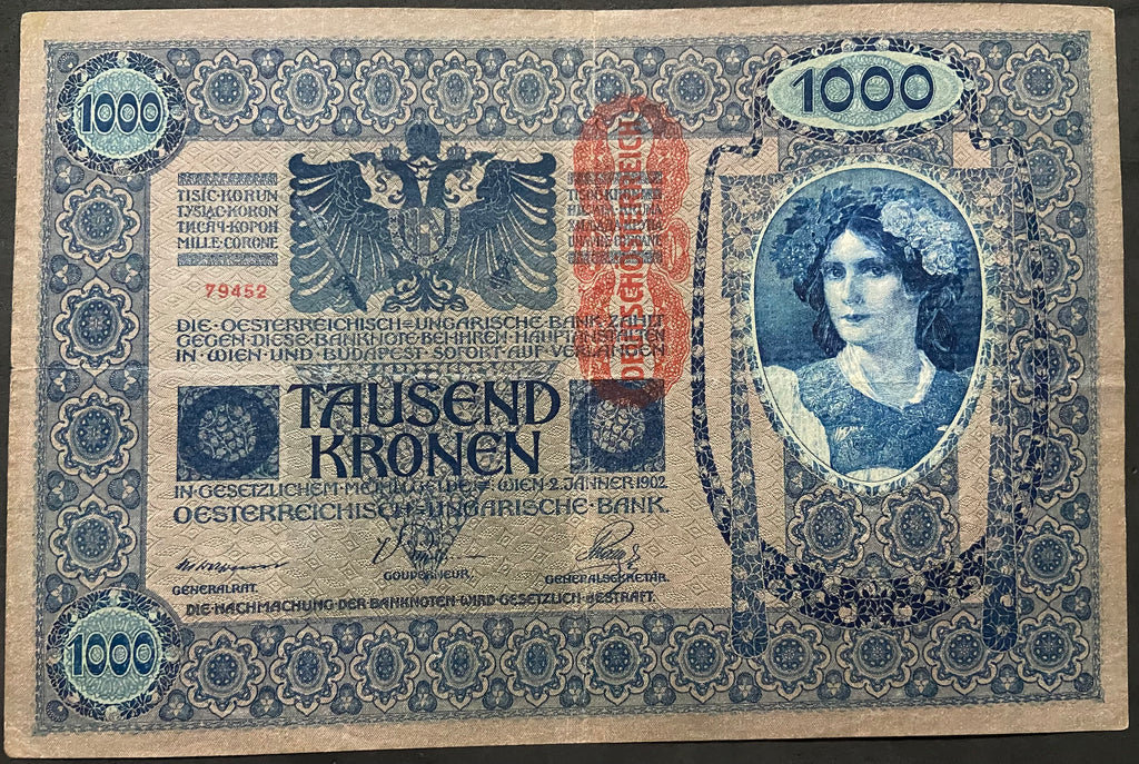 1000 korona - 1902 - DÖ