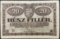 20 fillér - 1920