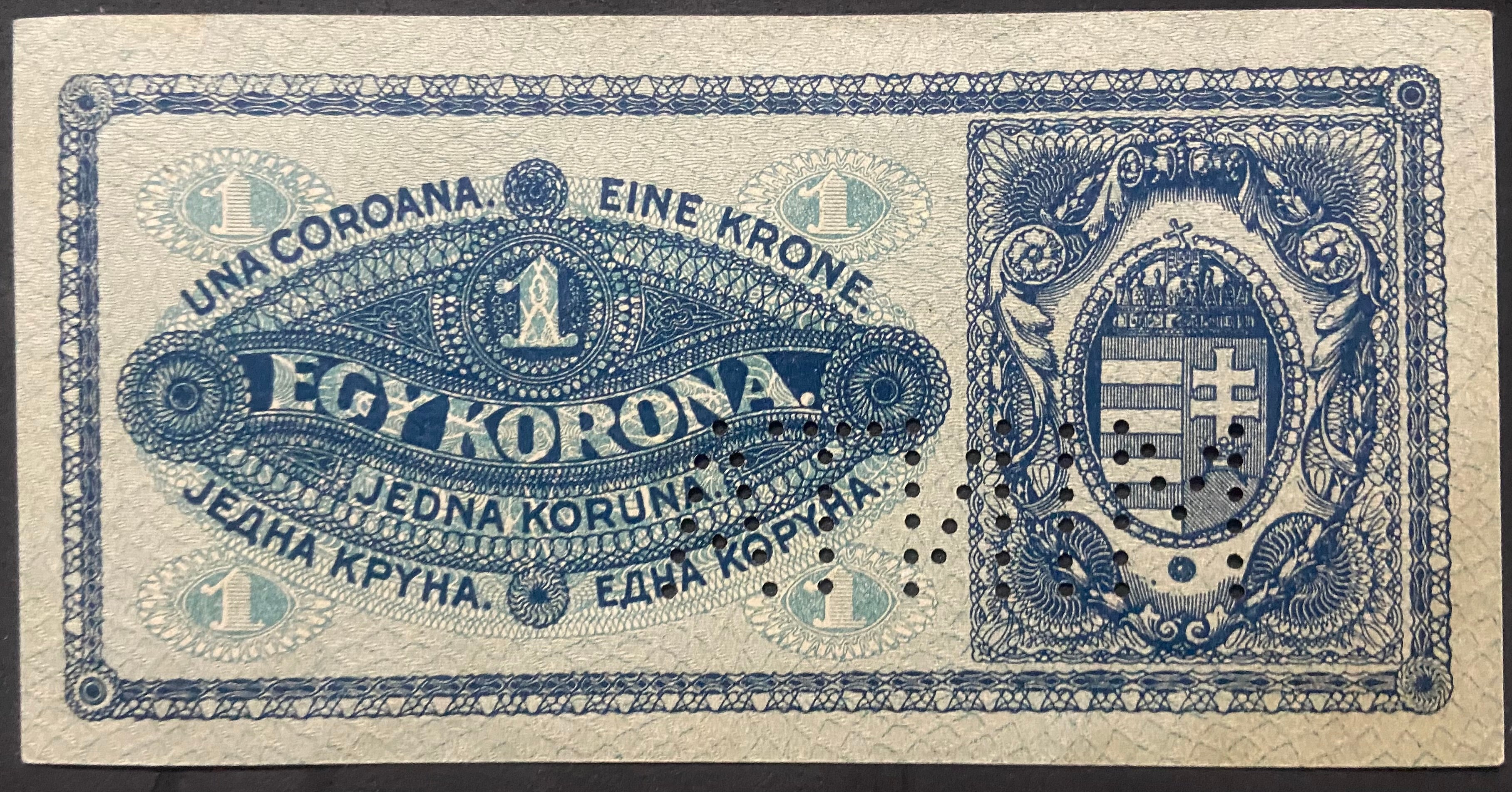 1 korona - 1920 - utólagos MINTA