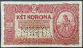 2 korona * - 1920 - utólagos MINTA