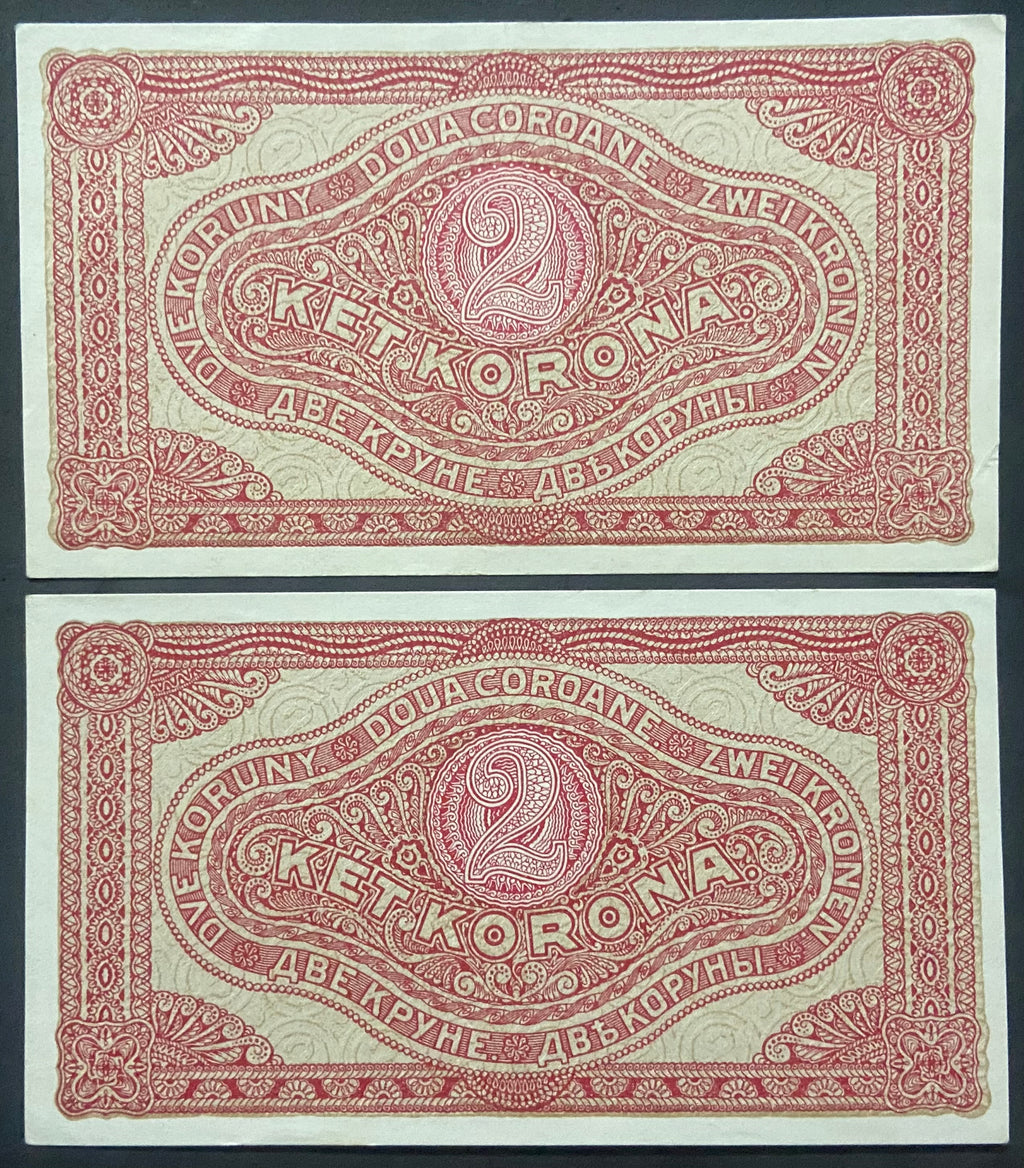 2 korona * - 1920 - Sorszámkövető