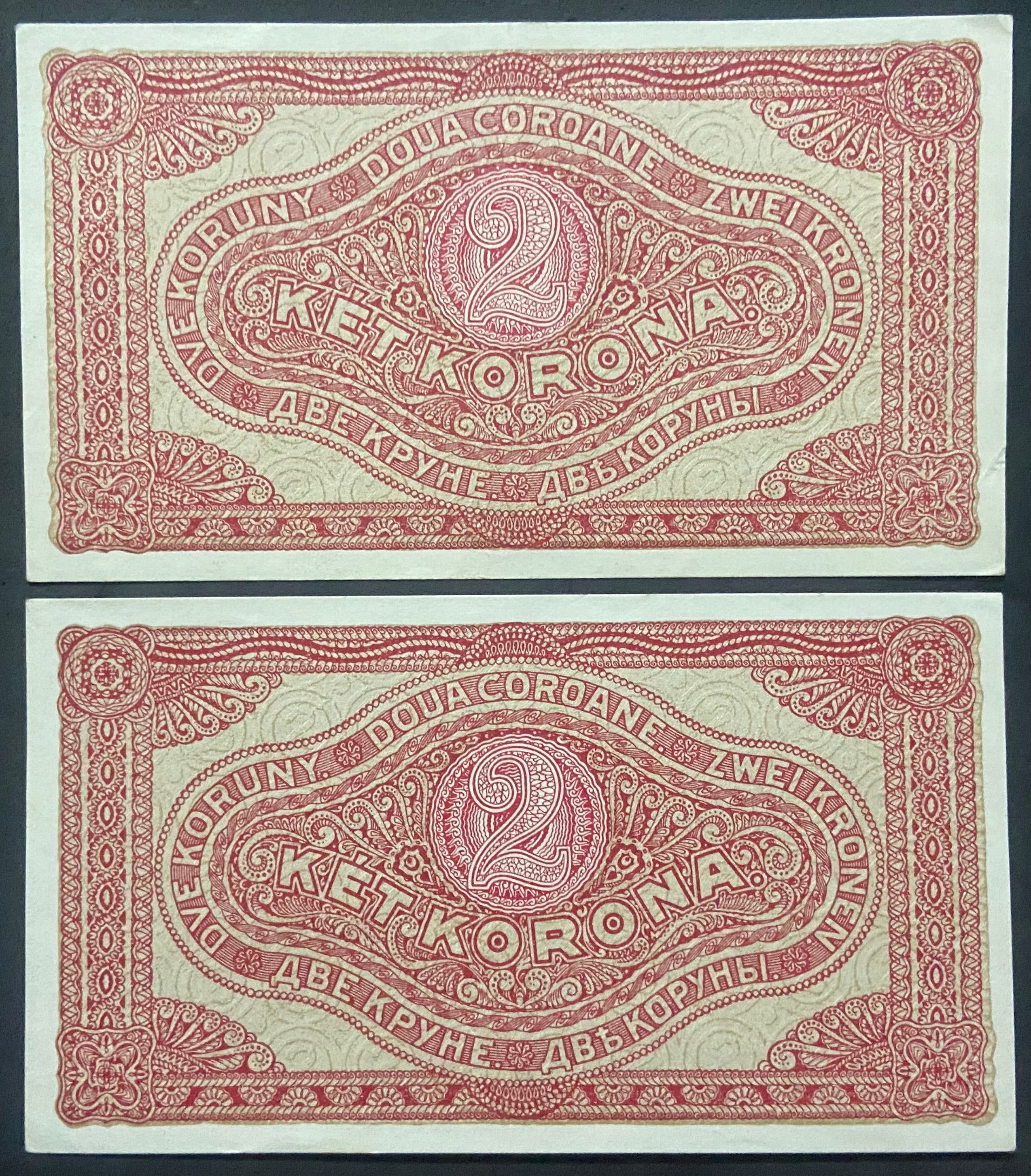 2 korona * - 1920 - Sorszámkövető