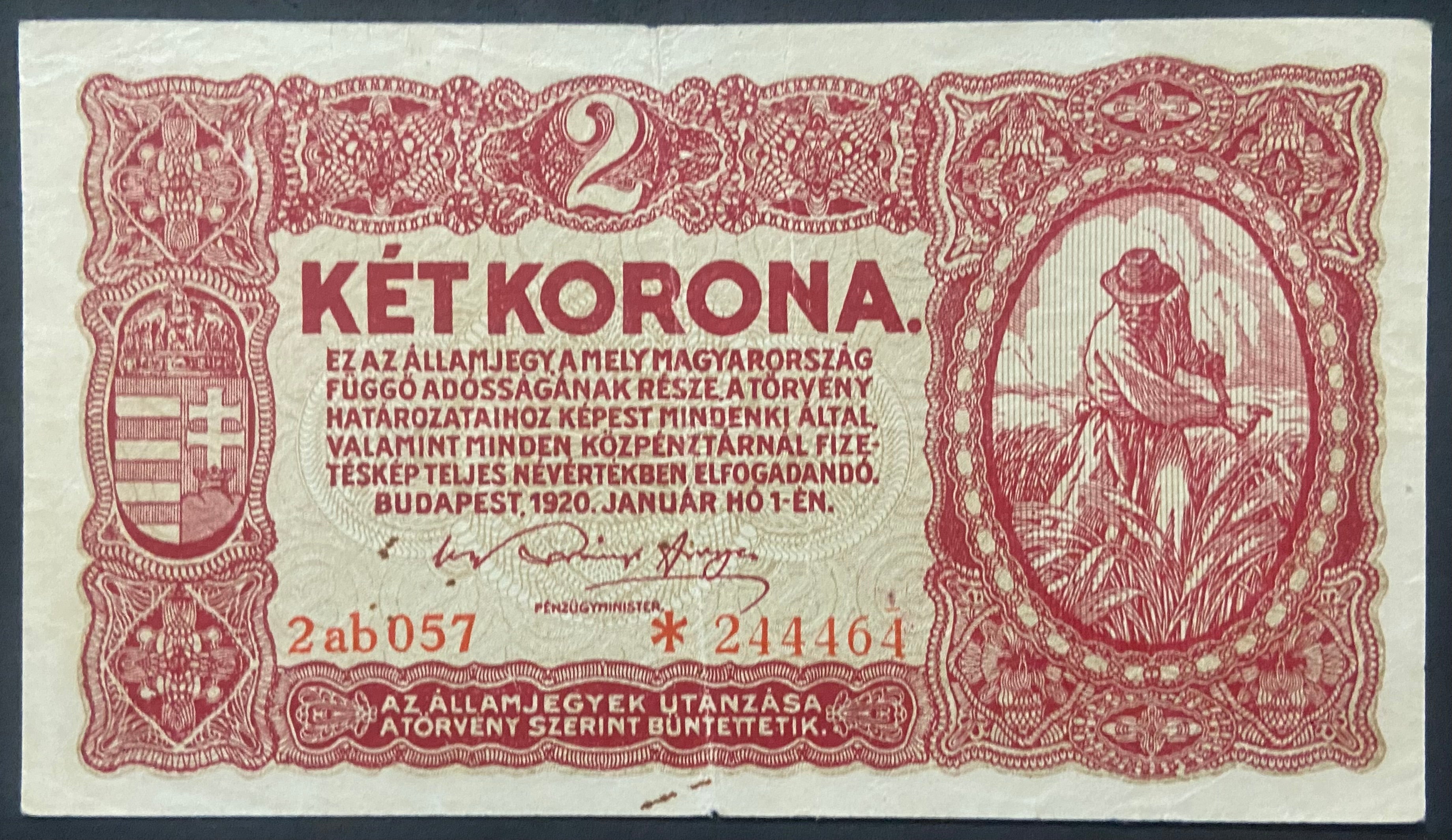 2 korona * - 1920