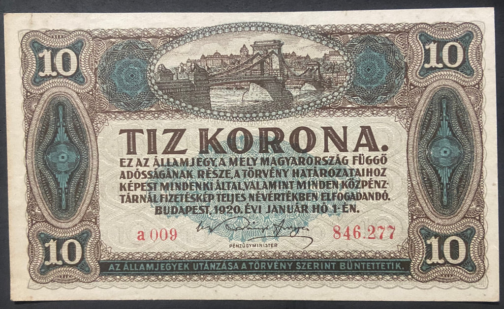 10 korona - 1920