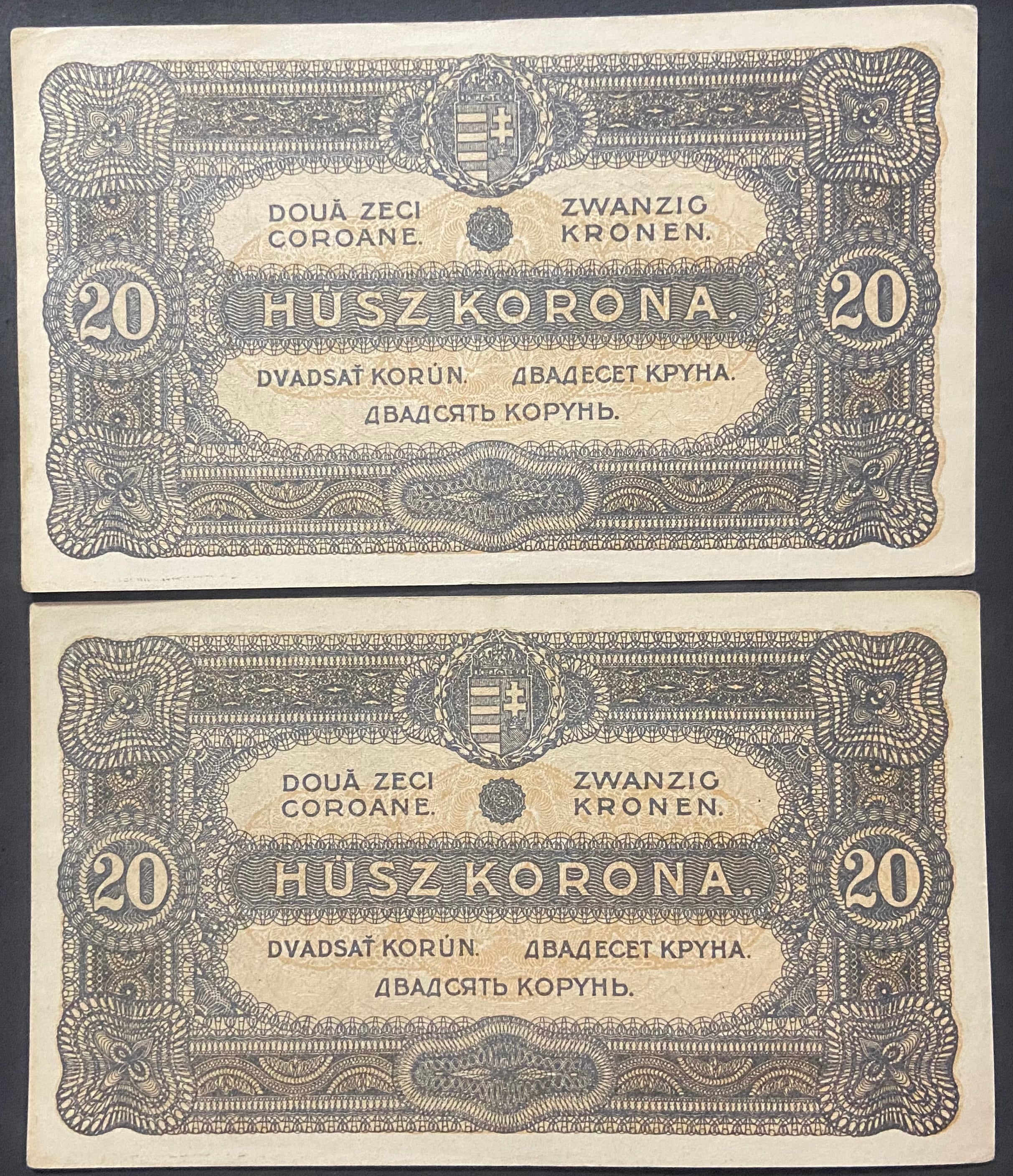 20 korona - 1920 - Sorszámkövető