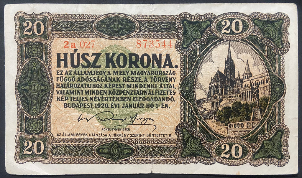 20 korona - 1920