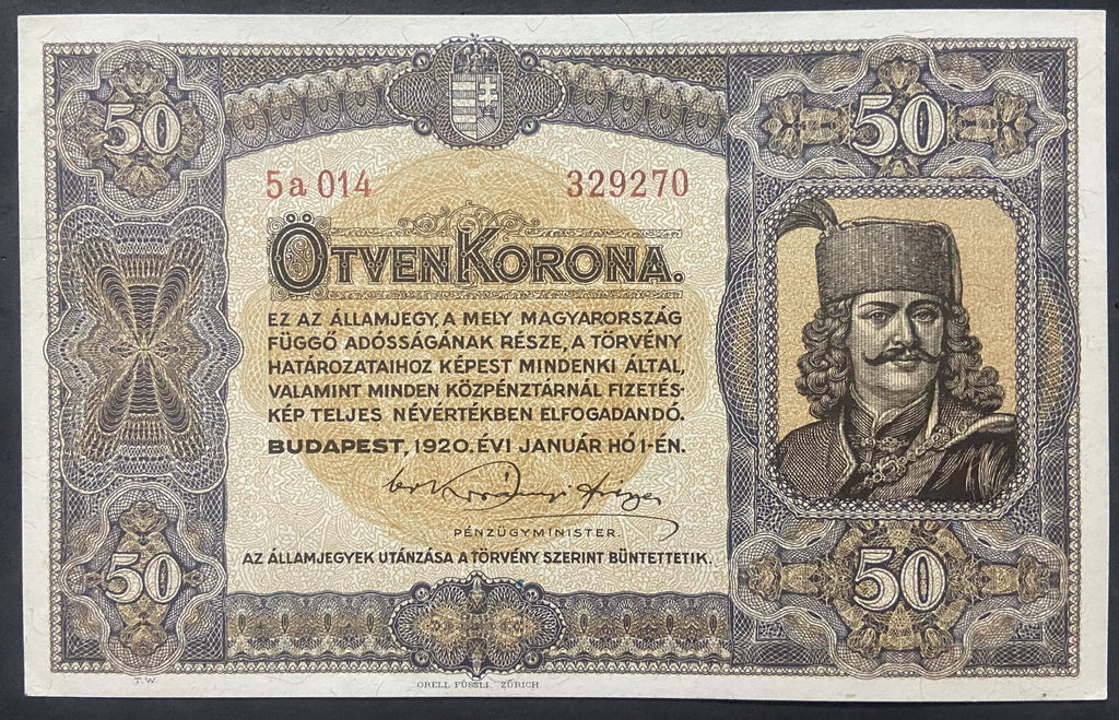 50 korona - 1920