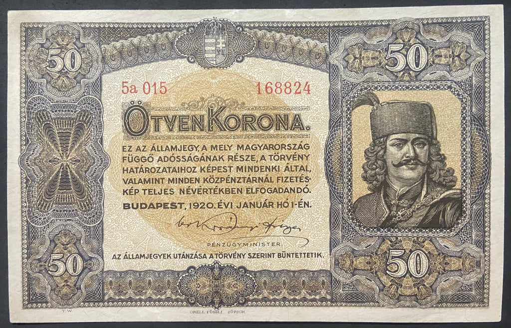 50 korona - 1920
