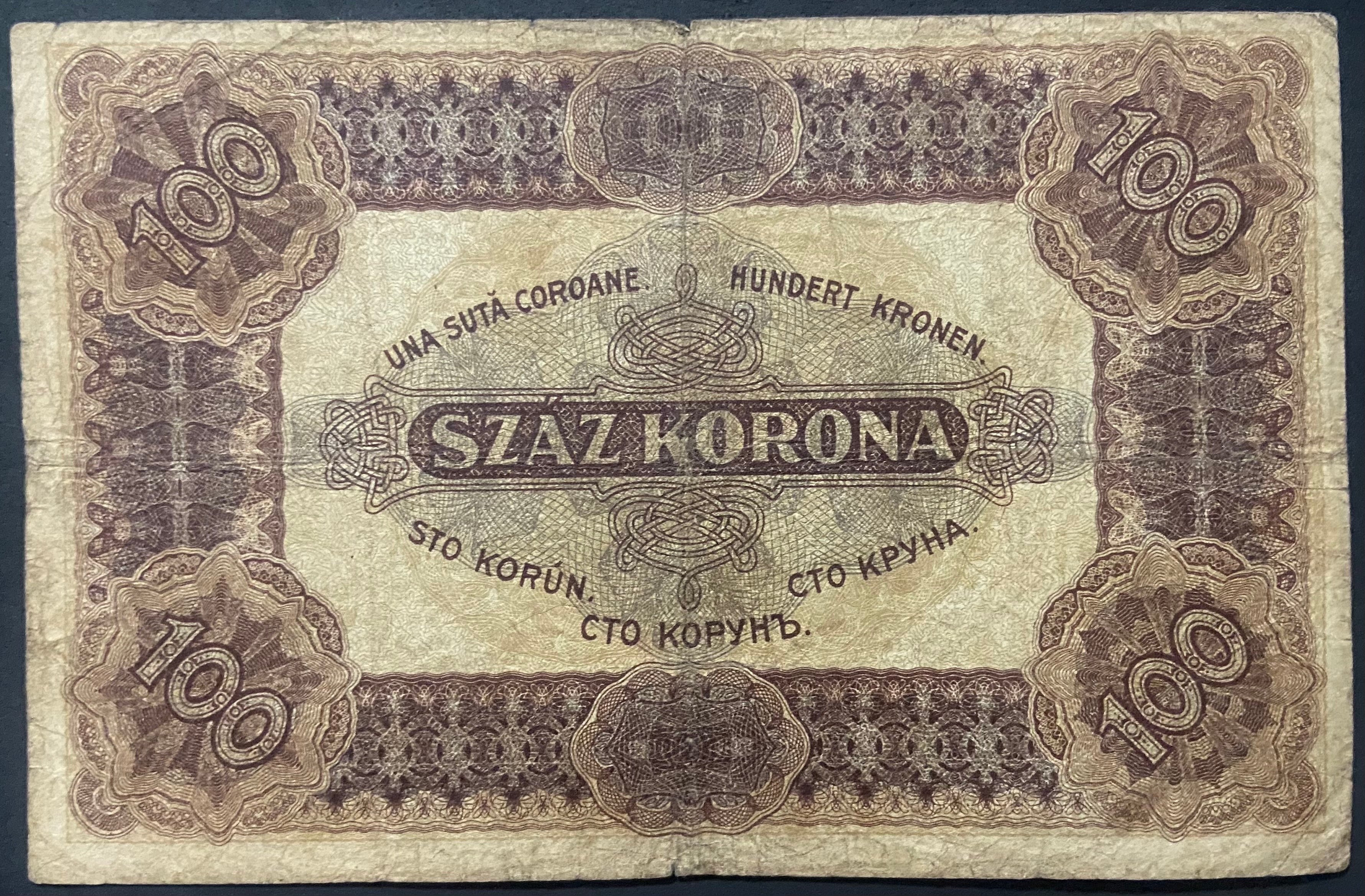 100 korona - 1920