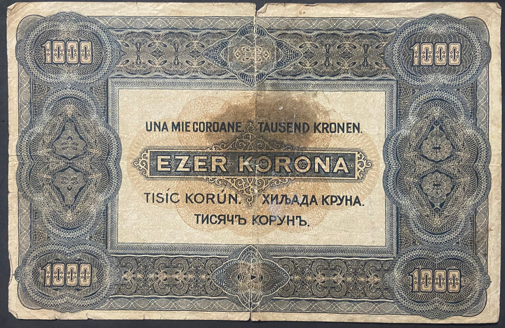 1000 korona - 1920